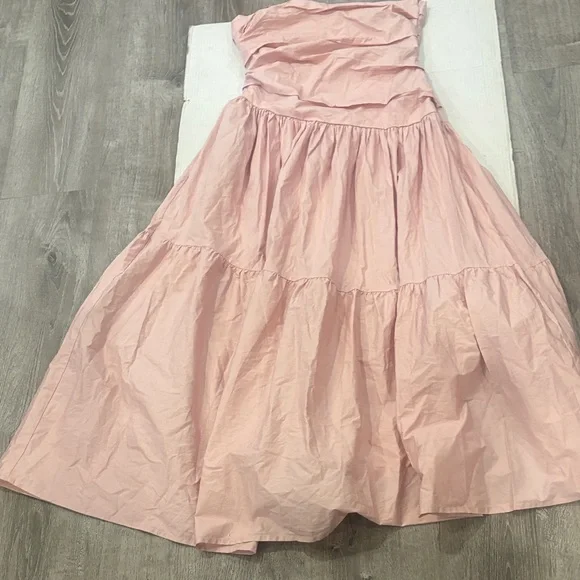 NWOT PETAL & PUP Blanche Strapless Maxi Dress In Orchid Size L - Picture 11 of 12